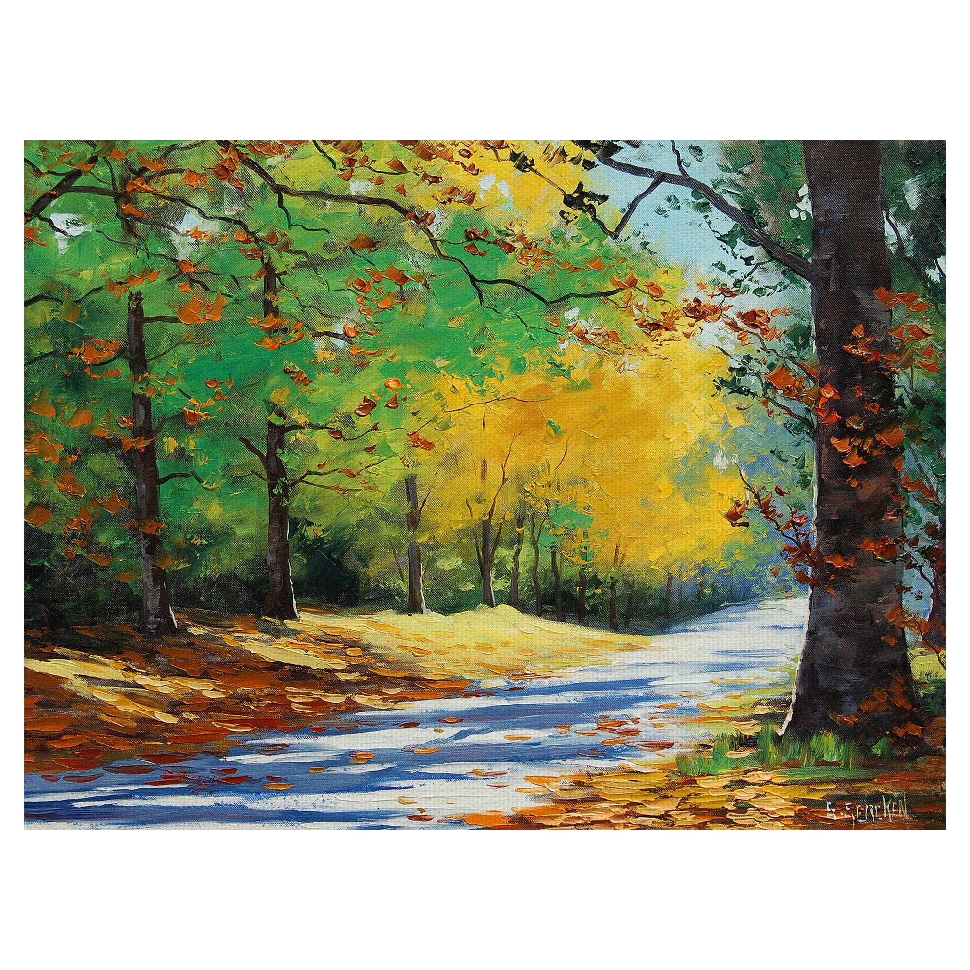 Vibrant Autumn by Graham Gercken Canvas Art Print