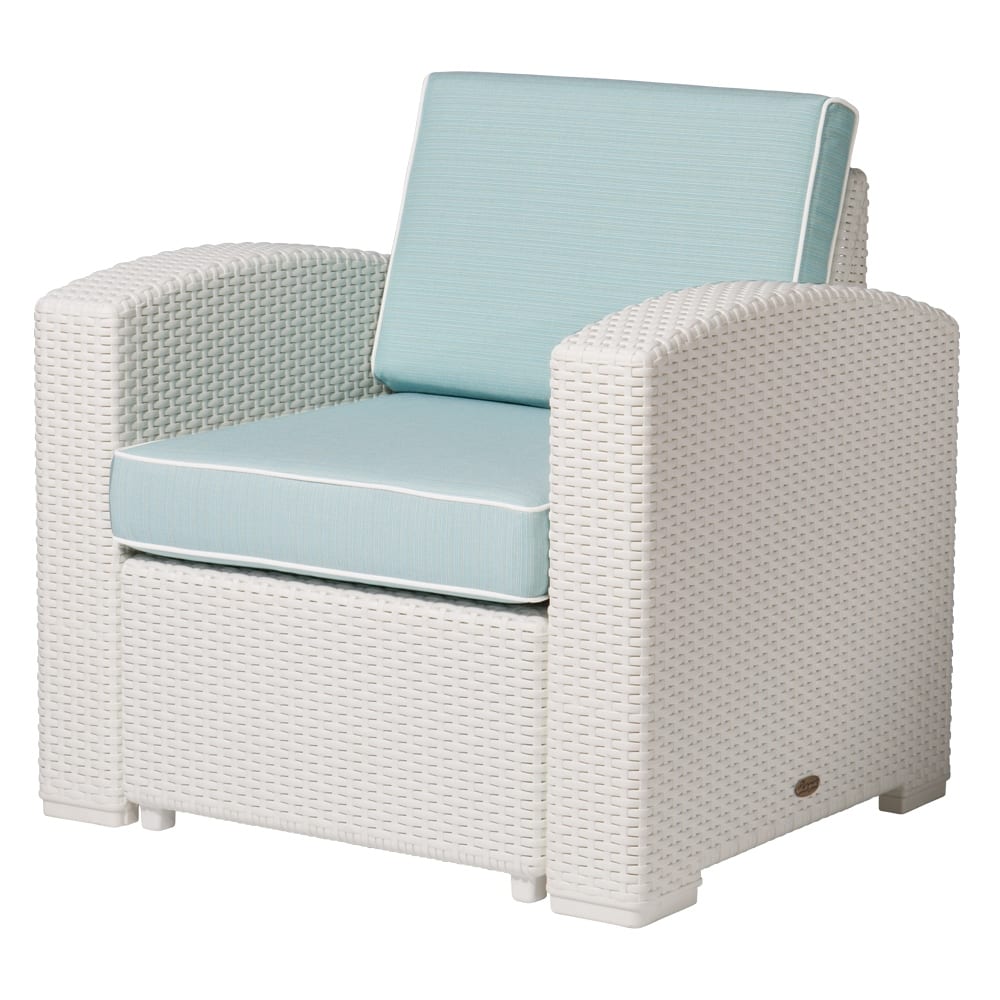 Magnolia Resin All-Weather Club Chair with Cushions