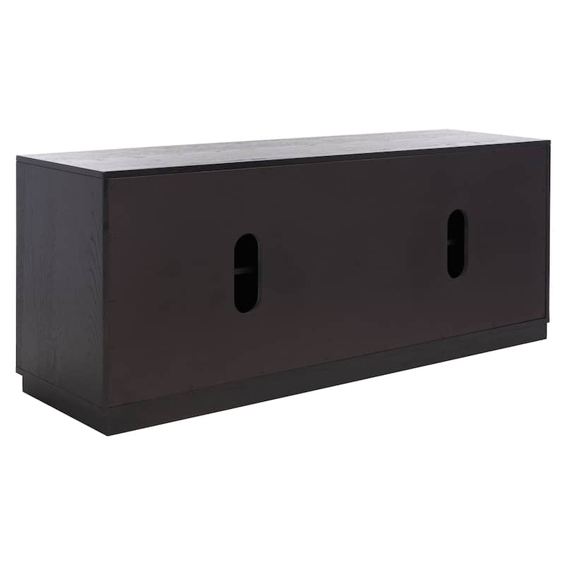 SAFAVIEH Couture Amadea 4 Door Media Stand - 58 In W x 17 In D x 24 In H - 58Wx24Dx17H