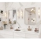 preview thumbnail 152 of 192, KIOTEE Modern Metal Frame Wall Mounted Bathroom Vanity Mirror with 5-year warranty