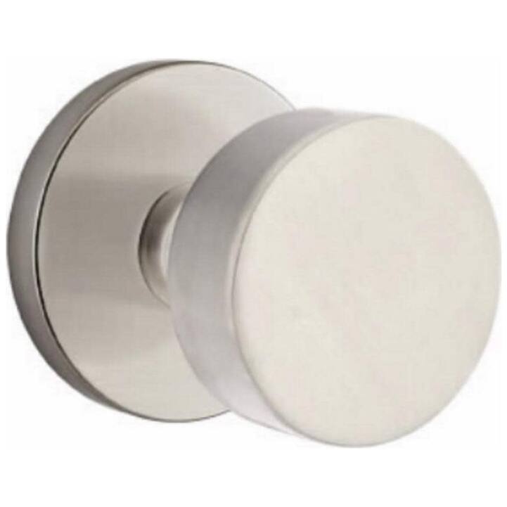 Emtek 5059ROU Round Non-Turning Two-Sided Dummy Door Knob Set with - Satin Nickel