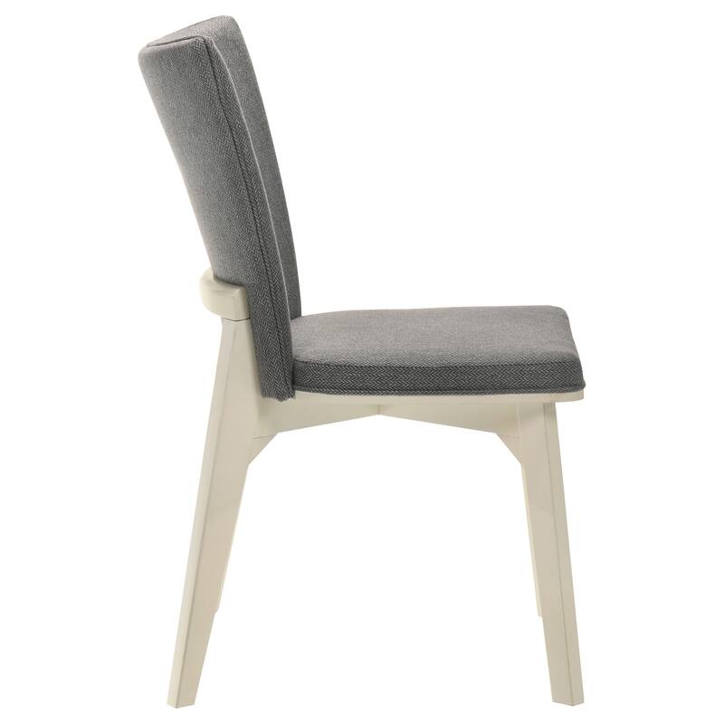 Upholstered Solid Back Dining Side Chair Set Of 2 Furniture