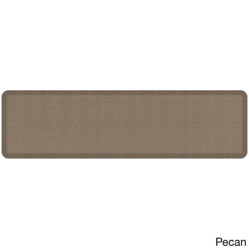 Designer Comfort Grasscloth Anti-fatigue Kitchen Mat