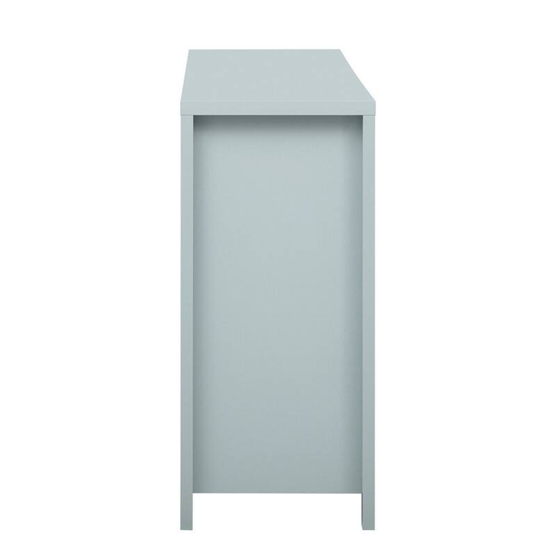 55.1" Modern Sideboard Cabinet with Adjustable Shelves and Aluminum Handles for Stylish Home Storage Solutions