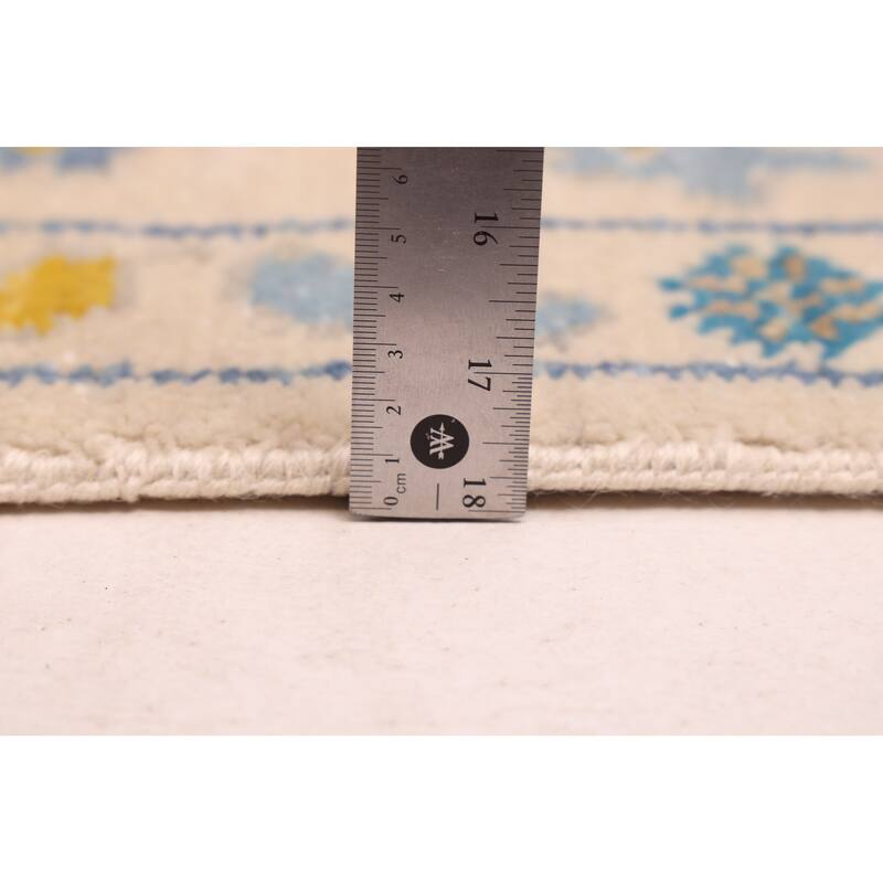 ECARPETGALLERY Hand-knotted Modern Oushak Beige Wool Rug - 8'0 x 10'0