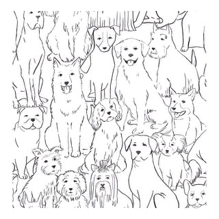 NuWallpaper Black & White Paws On Peel & Stick Wallpaper - 216in x 20.5in x 0.025in