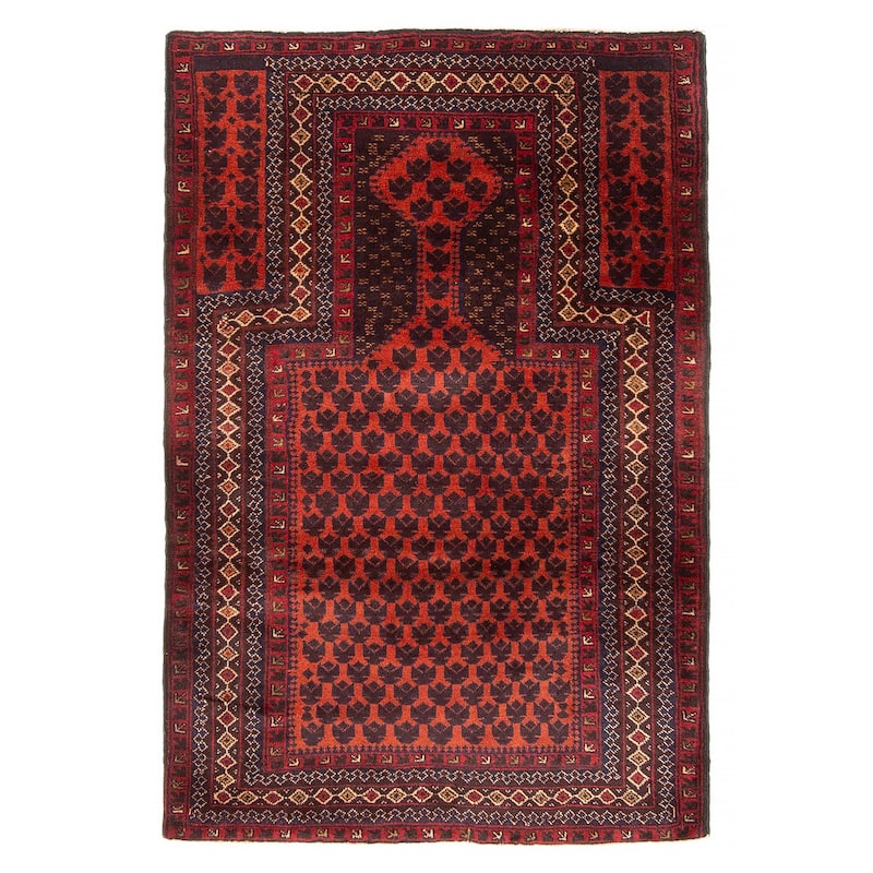 Teimani Copper Rug 2'11" x 4'6" - 2'11 x 4'6 - Dark Copper - 2'11 x 4'6