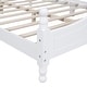 preview thumbnail 13 of 11, Full Size Wood Platform Bed Frame with Slat Support, Retro Design with Sturdy Wooden Construction