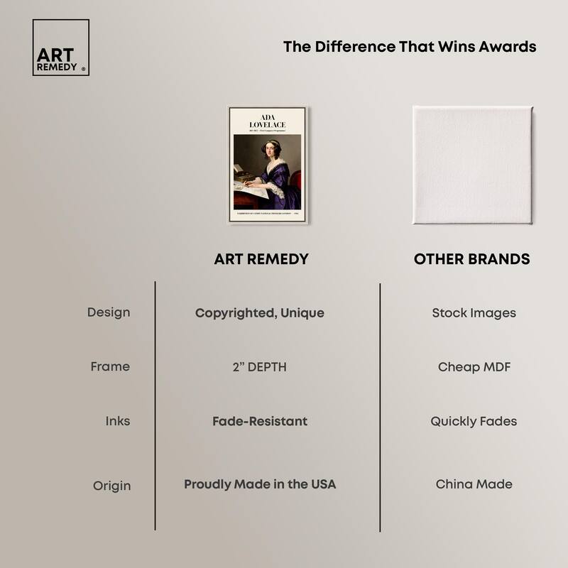 First Programmer Art Canvas by Art Remedy