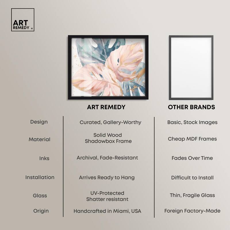 Golden Spritz Shadowbox by Art Remedy