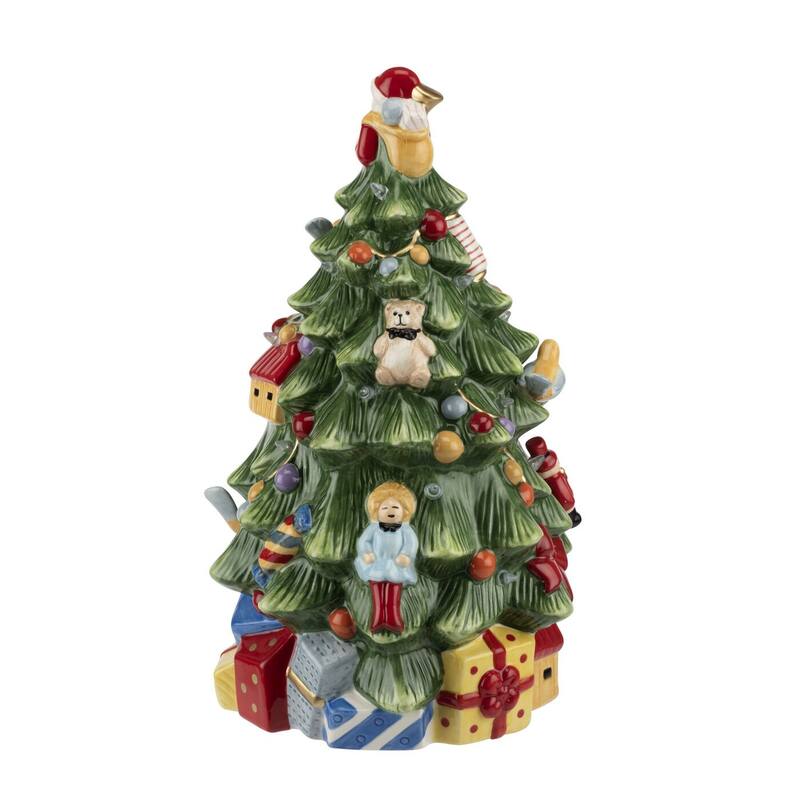 Spode Christmas 250th Anniversary Figural LED Tree 12 Inch - 12" inch