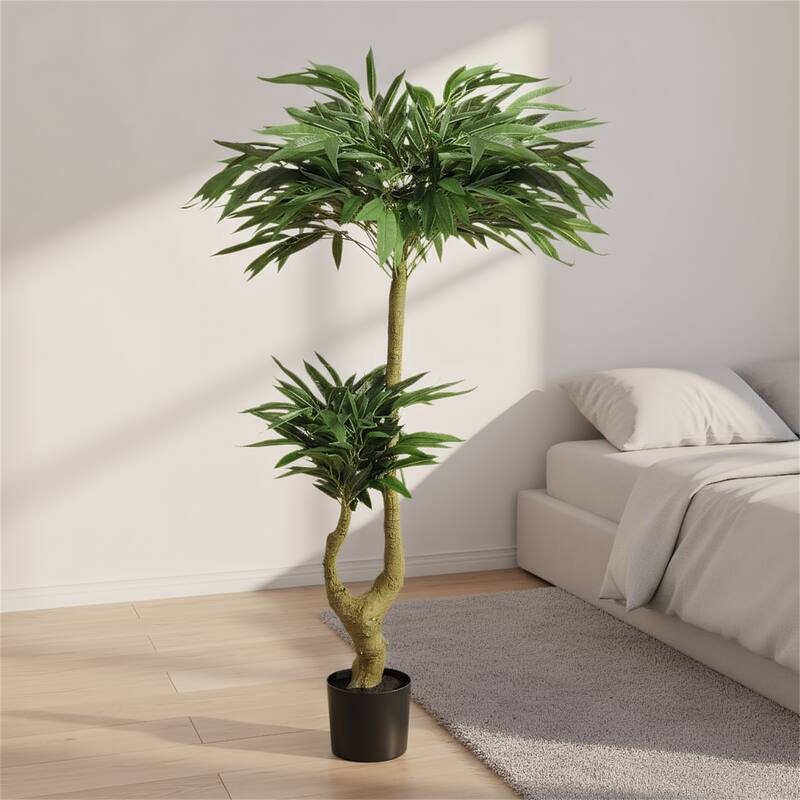 5FT Artificial Willow Tree - Black