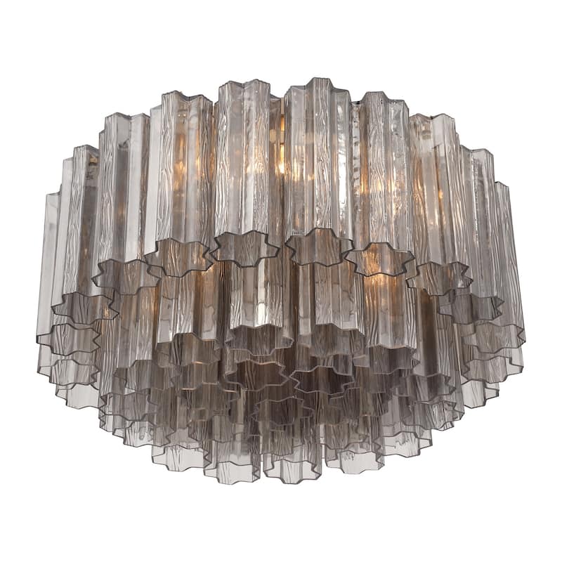 Crystorama Lighting Group ADD-321-SM Addis 7 Light 23" Wide Flush