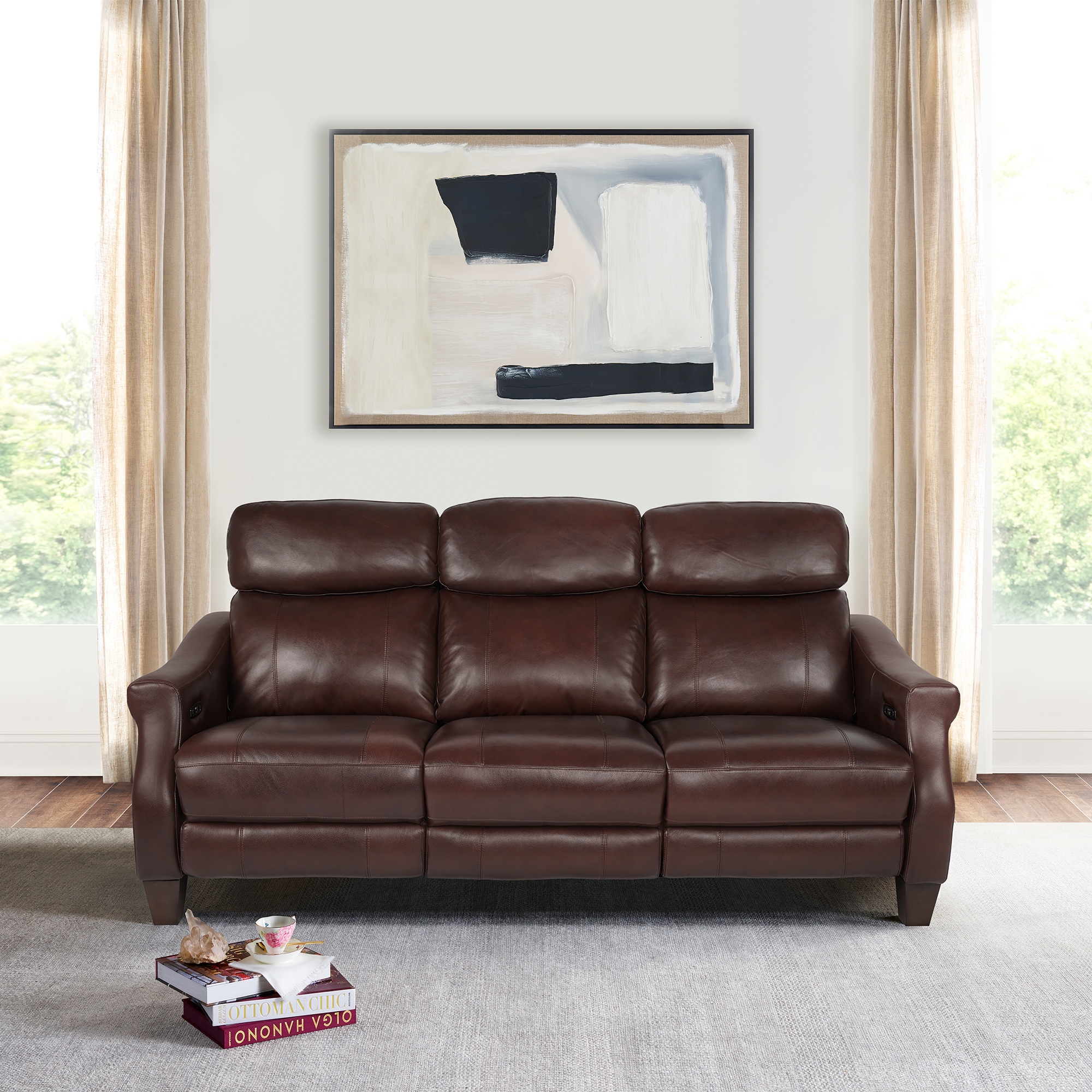 Felicity 84 Zero Gravity Leather Power Reclining Sofa with USB Ports Bed Bath Beyond 40442284