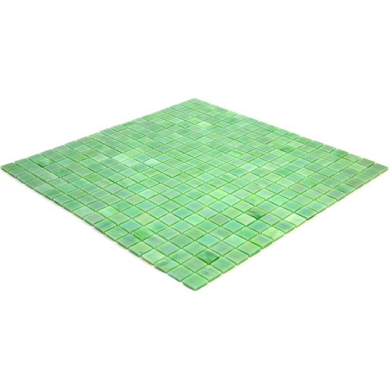 Apollo tile 12" x 12" Skosh Glossy British Racing Green Glass Tile (18.69 sq ft/case) - 20 Pack