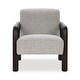 preview thumbnail 3 of 8, Classic Home Reyna Upholstered Fabric Accent Chair