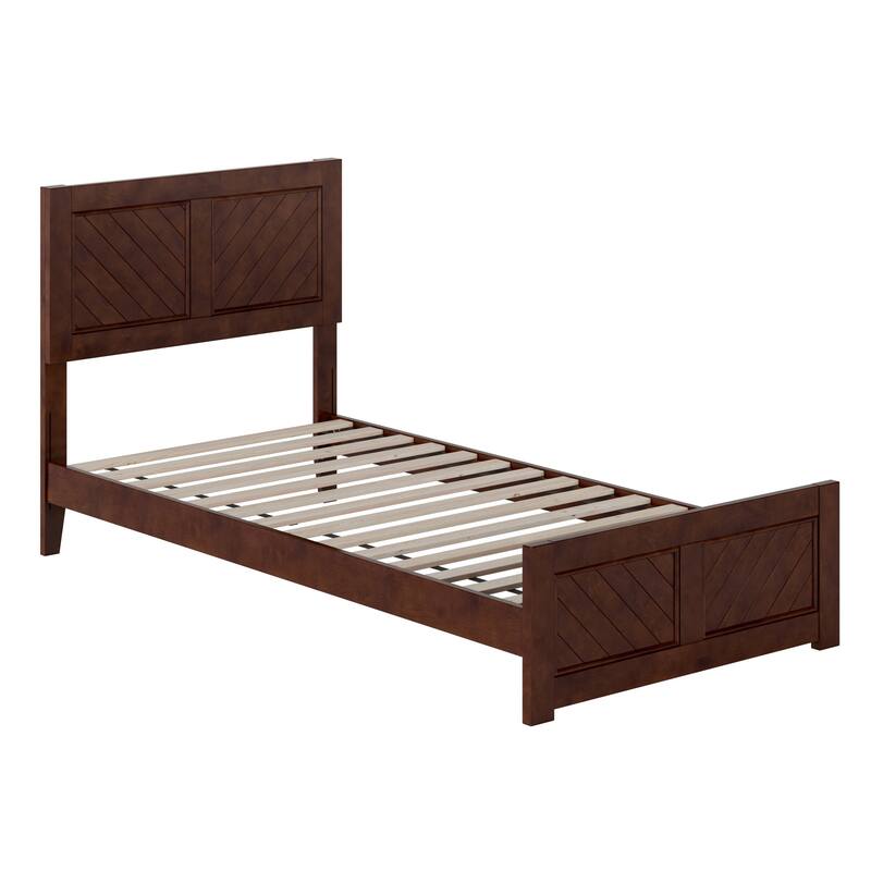 Berkshire Queen Low Profile Platform Bed with Matching Footboard