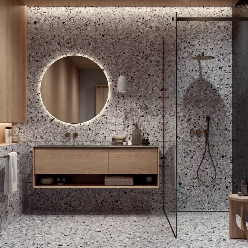 Venexia 8" x 8" Porcelain Look Wall & Floor Tile
