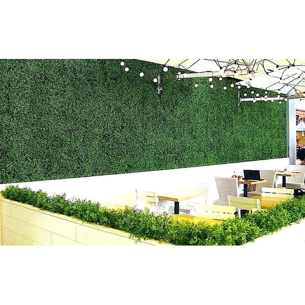 40 in x 120 in Artificial Boxwood Roll Panels for Outdoor Use - 1 Roll