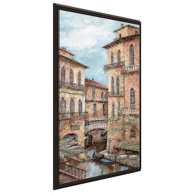 "Holiday in Venice II" by Ruane Manning Print on Floating Canvas