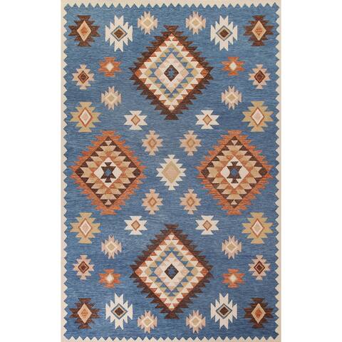 Hand-Tufted Yalameh Oriental Rug Traditional Wool Carpet