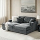 preview thumbnail 5 of 22, HULALA HOME Brigida Modern Oversized Loveseat Sofa Chaise Daybed