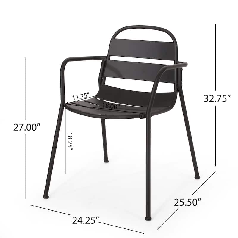 Terra Outdoor Outdoor 3 Piece Bistro Set by Christopher Knight Home - N/A