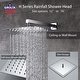 preview thumbnail 3 of 16, 12" In Wall Rainfall 3 Way Thermostatic Shower System w/ Slide Bar, 6 Jets