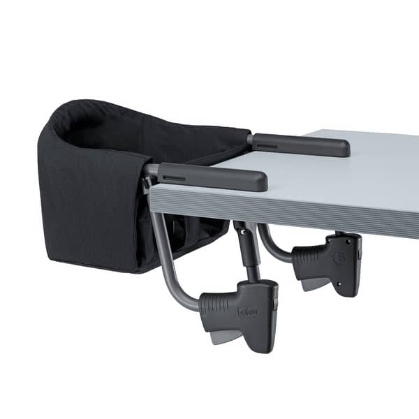 slide 2 of 8, Chicco FastLock Hook-On Chair, Black