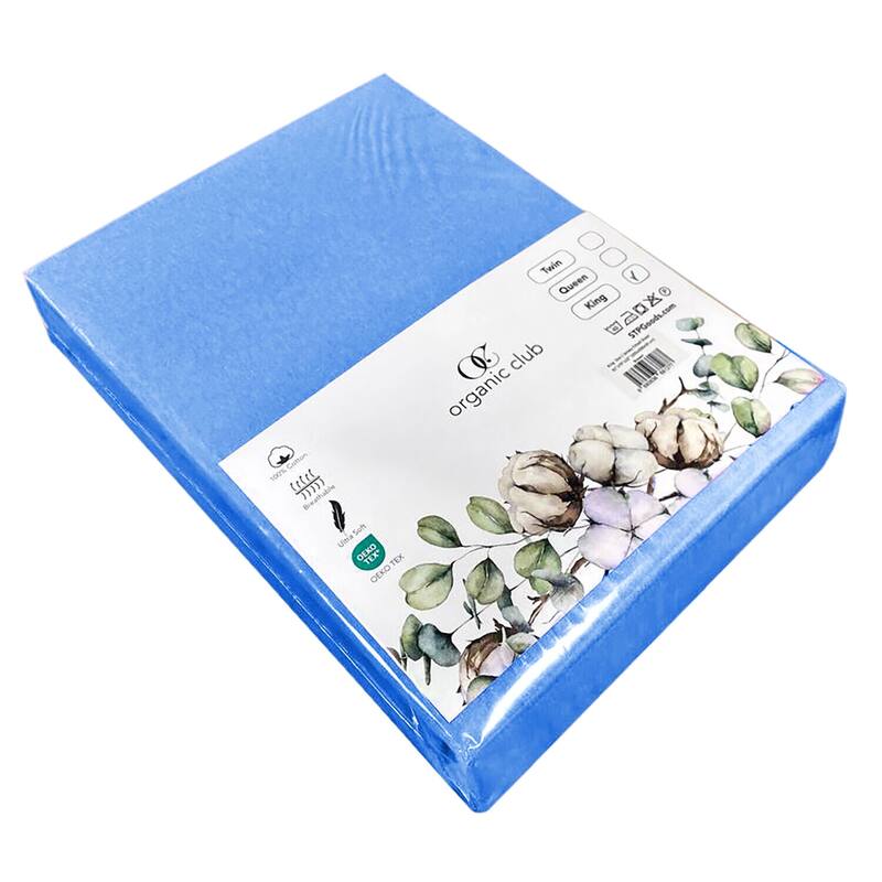 OrganicClub Ultra Soft Cotton Fitted Sheet