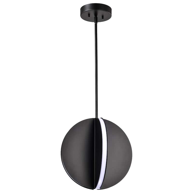 Blaine 13 Inch LED Pendant Matte Black Acrylic Lens - Matte Black