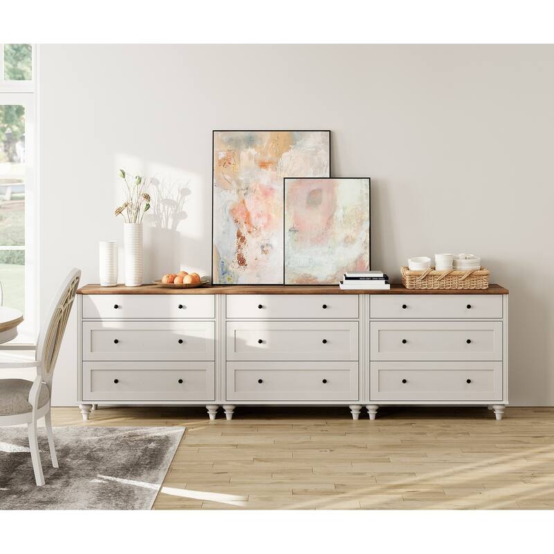 Dresser for Bedroom with 3 Drawer, Accent Kids Dresser Storage Cabinet