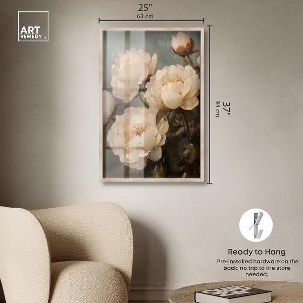 dimension image slide 17 of 18, Blooms of Bygone Days I Farmhouse Decor Shadowbox Print by Art Remedy