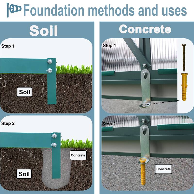 Thanaddo Walk-In Greenhouse for Vegetables Flowers Plants with Sliding Doors - 99.8 x W 74.8 x H 78.74 inch