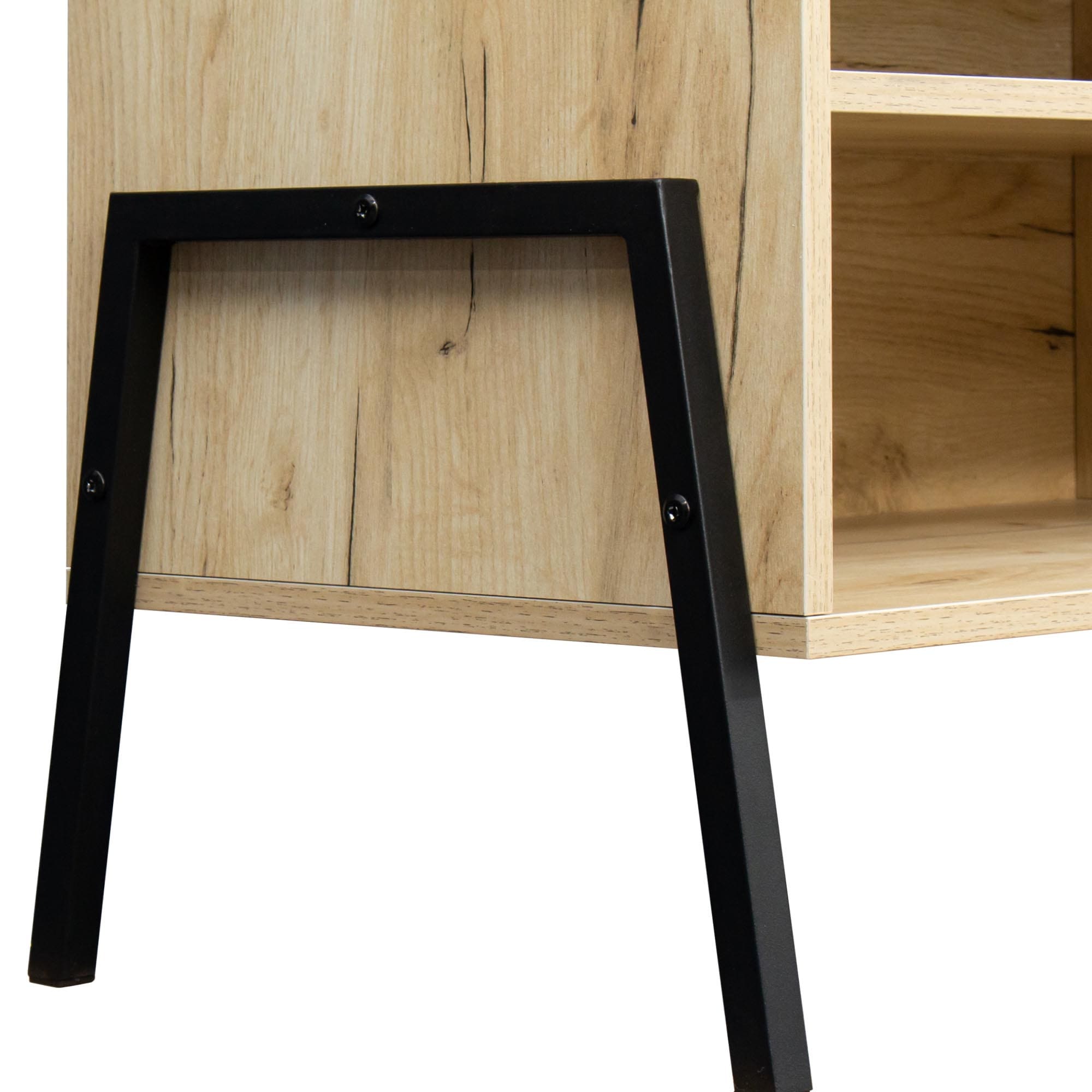 Mid-century modern TV Stand with storage space - Picture 12 of 15
