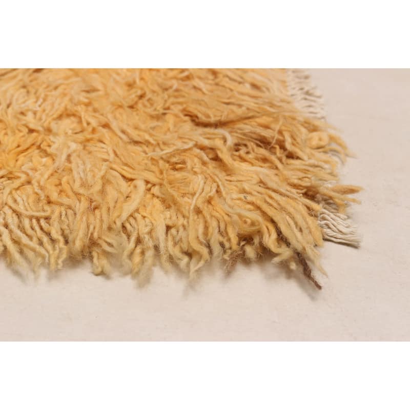 ECARPETGALLERY Hand-knotted Finest Peshawar Ziegler Orange Wool Rug - 9'6 x 10'2