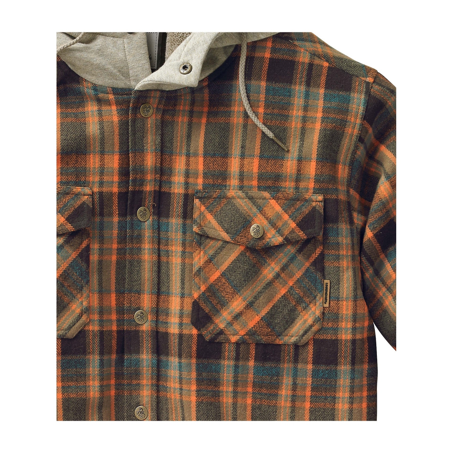 berber lined hooded flannel