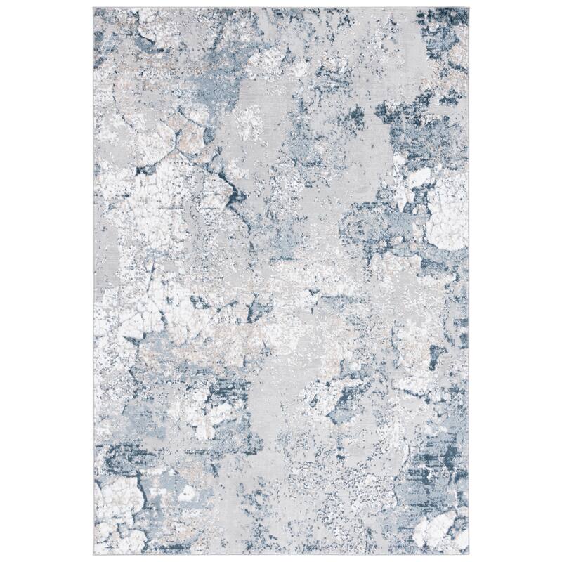 SAFAVIEH Carter Noomi Modern & Contemporary Rug - 5'3" x 7'6" - Taupe/Navy