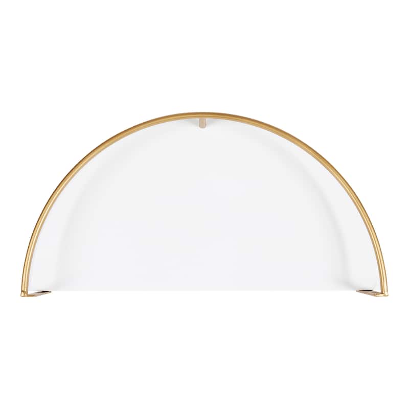 Kate and Laurel Camryn Semi Circle Shelf Set