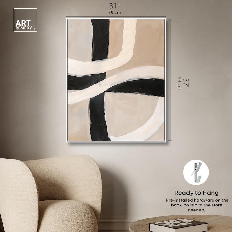 Subline Strokes II Canvas by Art Remedy