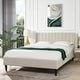 preview thumbnail 62 of 160, Aspen Vertical Tufted Upholstered Platform Bed