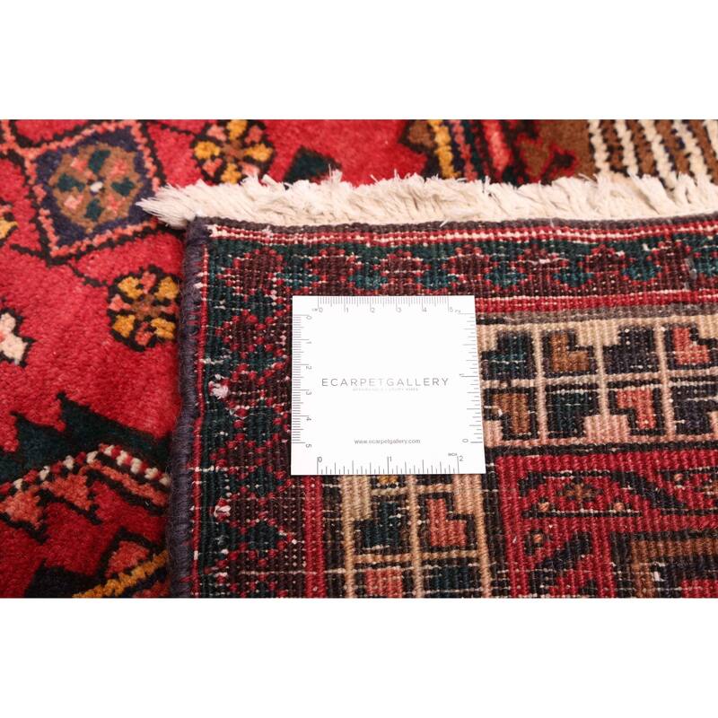 ECARPETGALLERY Hand-knotted Konya Anatolian Red Wool Rug - 3'4 x 10'7