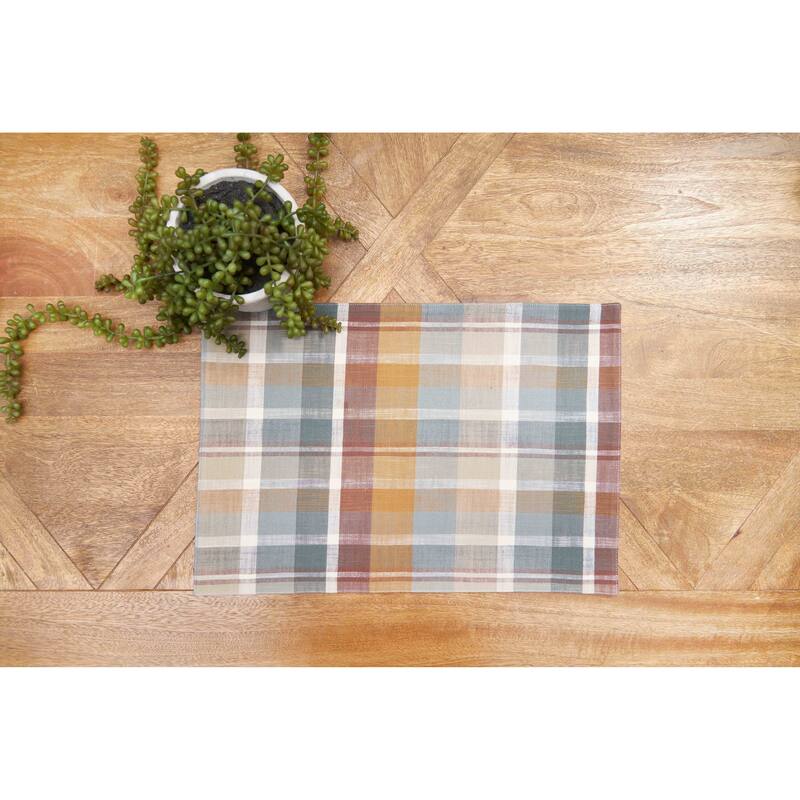 Aspen Plaid Placemat Set 6