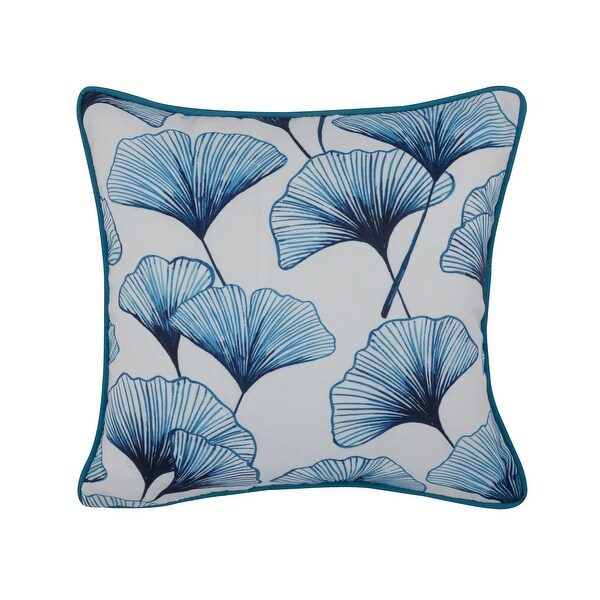 Shop Grand Gingko Outdoor Pillow 17 In. Sq with piping On Sale Overstock 31307251