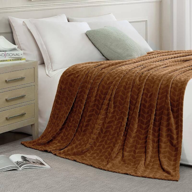 Walensee Fleece Throw Blanket Soft and Lightweight for Couch, Sofa, Bed and Lounge Chair, 50"x60"
