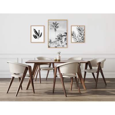 Kate and Laurel Sylvie Coastal Framed Canvas Art Set by Various Artists