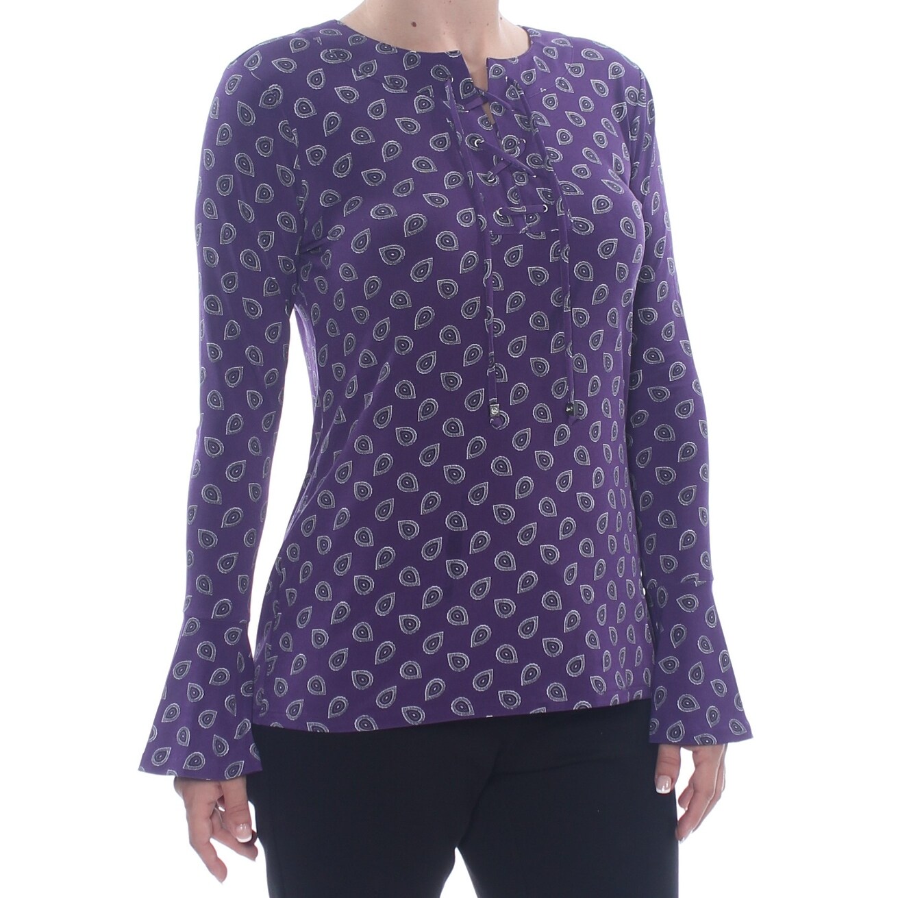 michael kors jeans womens purple