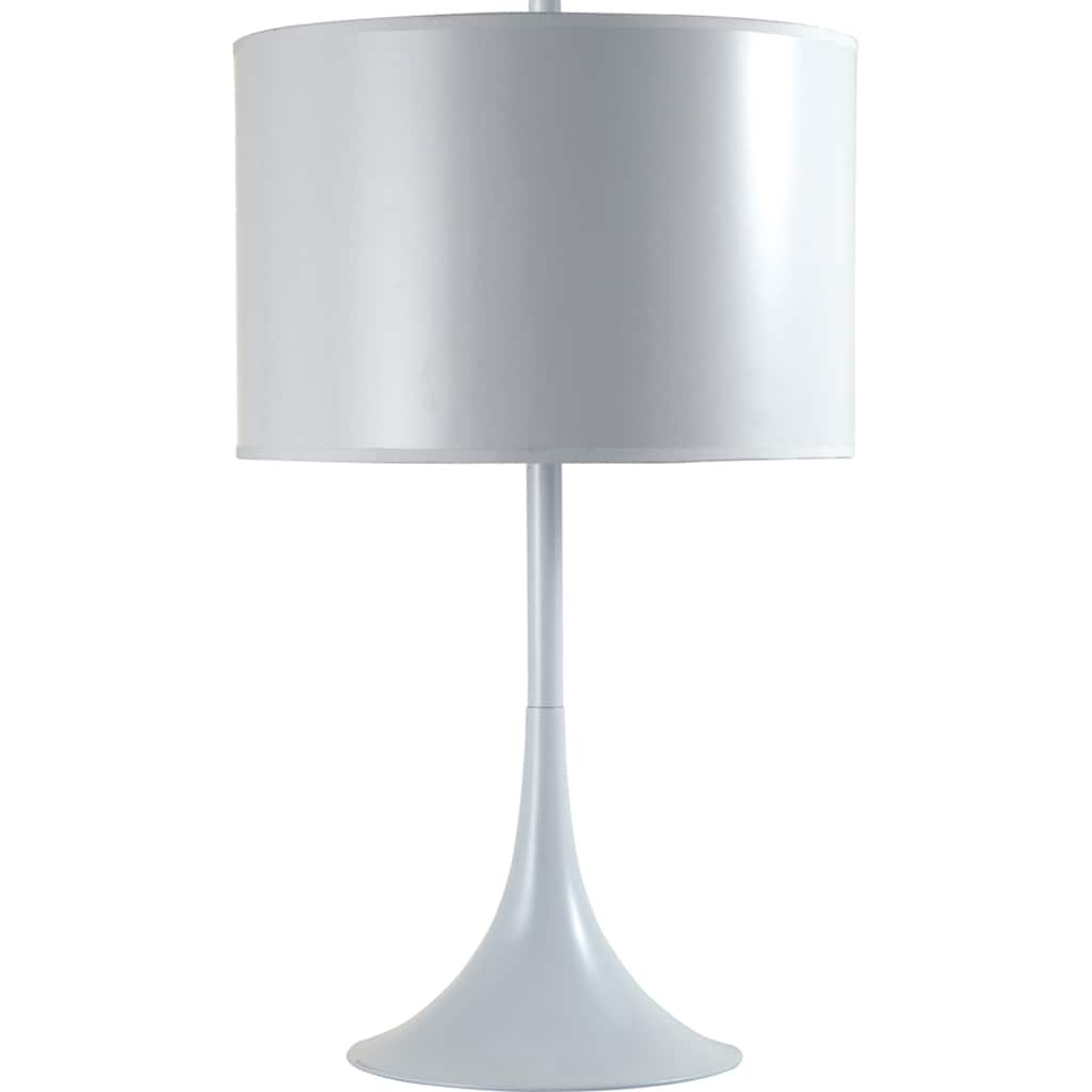 Coastal Table Lamp White Metal Shade Modern Farmhouse Lamp Bedside Lamp