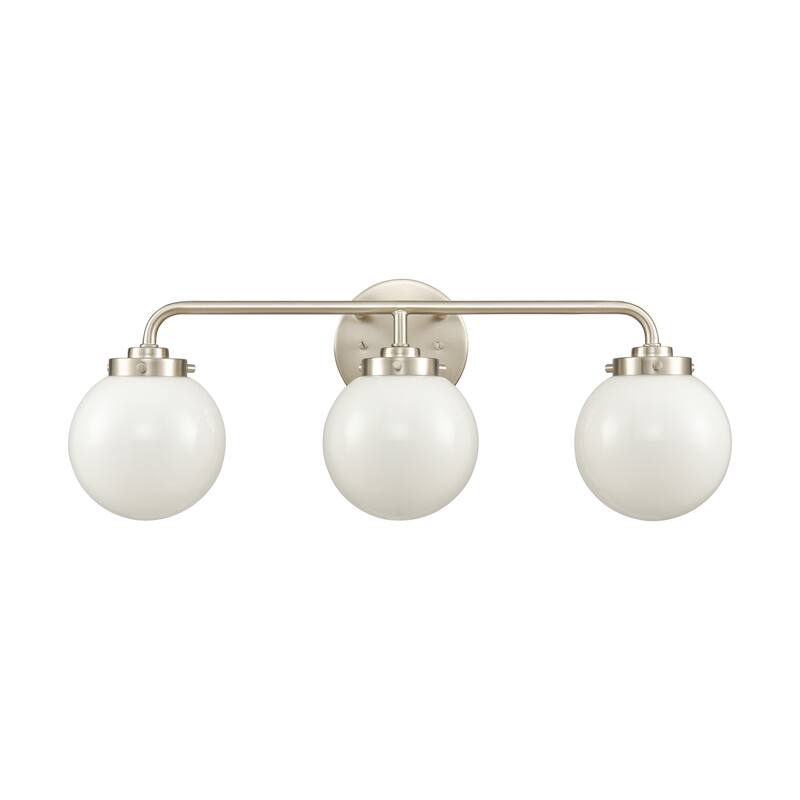 Elk Home Fairbanks Multiple Finishes With Opal Shade 3 Light Vanity Light