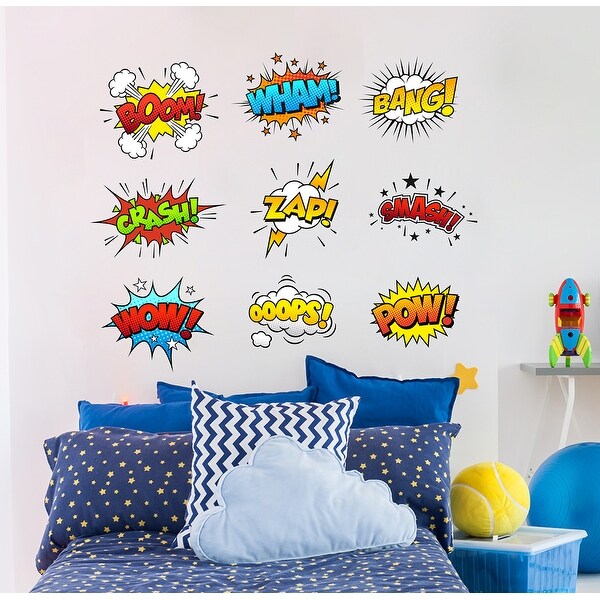 Comic book decals deals